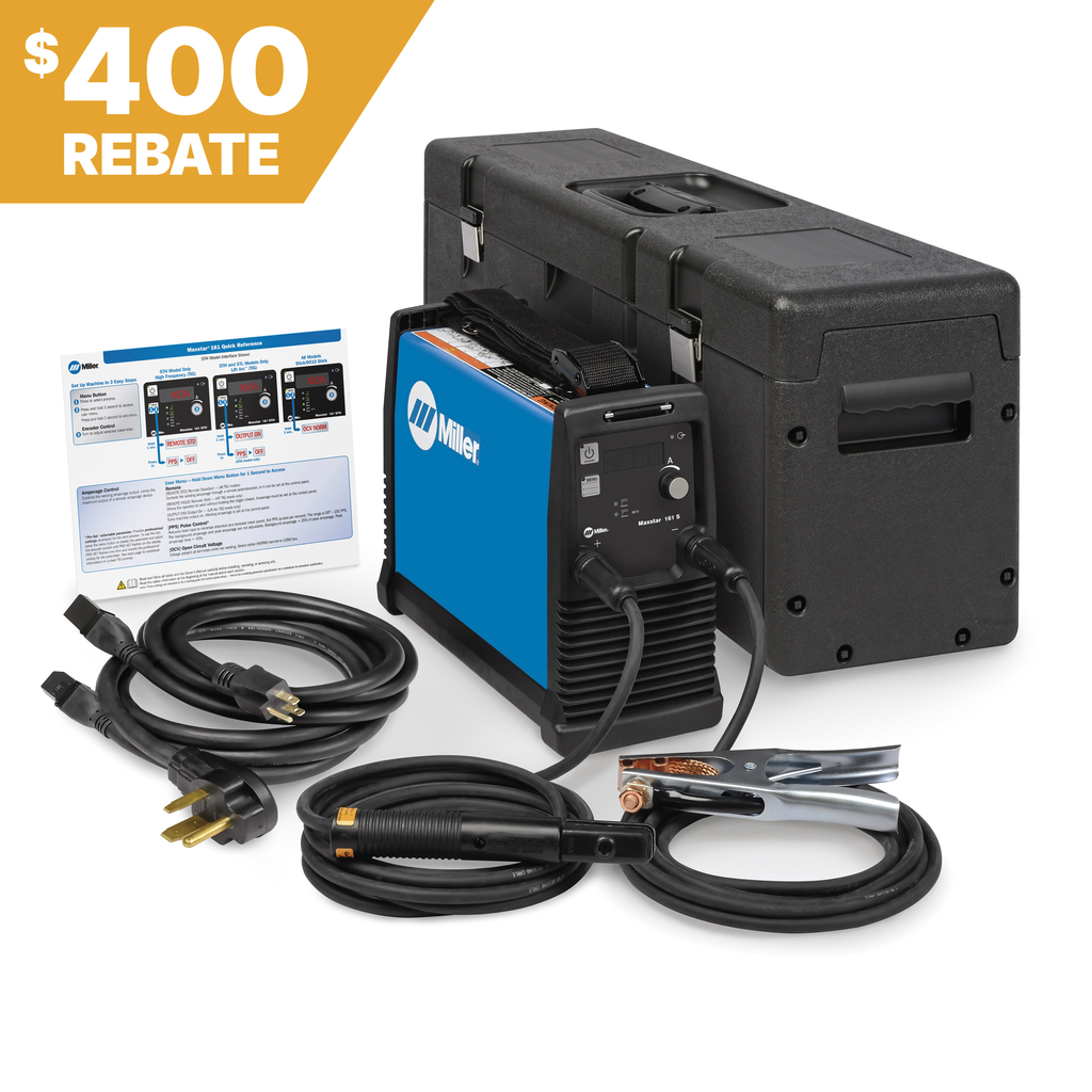 Miller Electric Maxstar 161 S 120-240 V, X-Case, Stick Package - 907709001