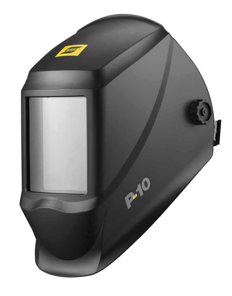 ESAB, 0700102052, Welding Helmet, Shade DIN 10, Viewing Area 5.25 x 4.5 in, Lightweight PP Shell