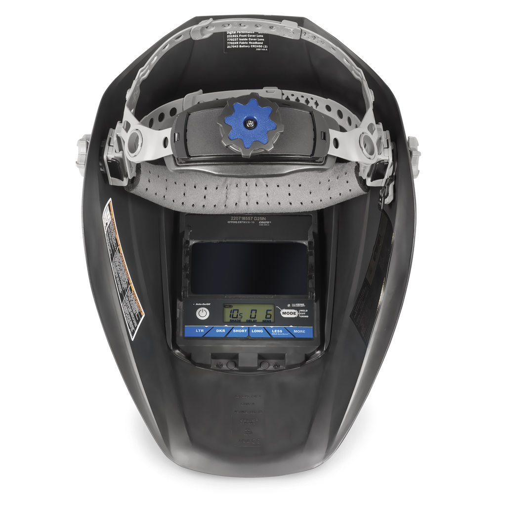 Miller Electric, 299616, Welding Helmet, ClearLight 4x, 2.5; 8-13, Nylon Shell, 3 Arc Sensors