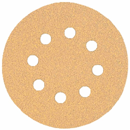 DEWALT, DW4310, Hook & Loop Paper Discs, 5 in; 8 Holes; Grit 100; Aluminum Oxide