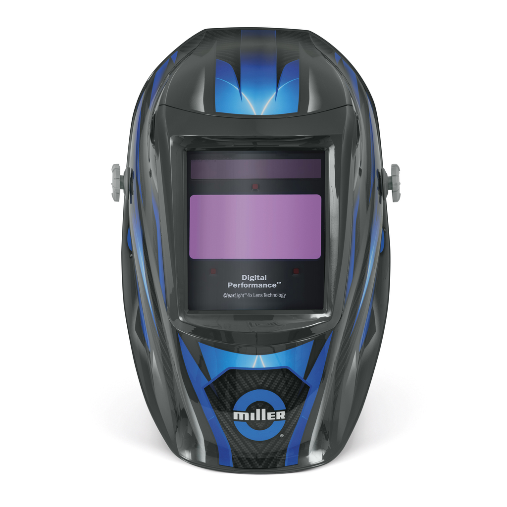 Miller Electric, 299616, Welding Helmet, ClearLight 4x, 2.5; 8-13, Nylon Shell, 3 Arc Sensors