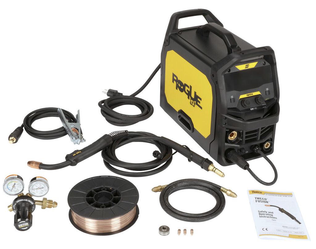 ESAB, 0700301082, MIG Welder, 120V, 140 A, 10 ft Cable, Tweco Fusion Gun