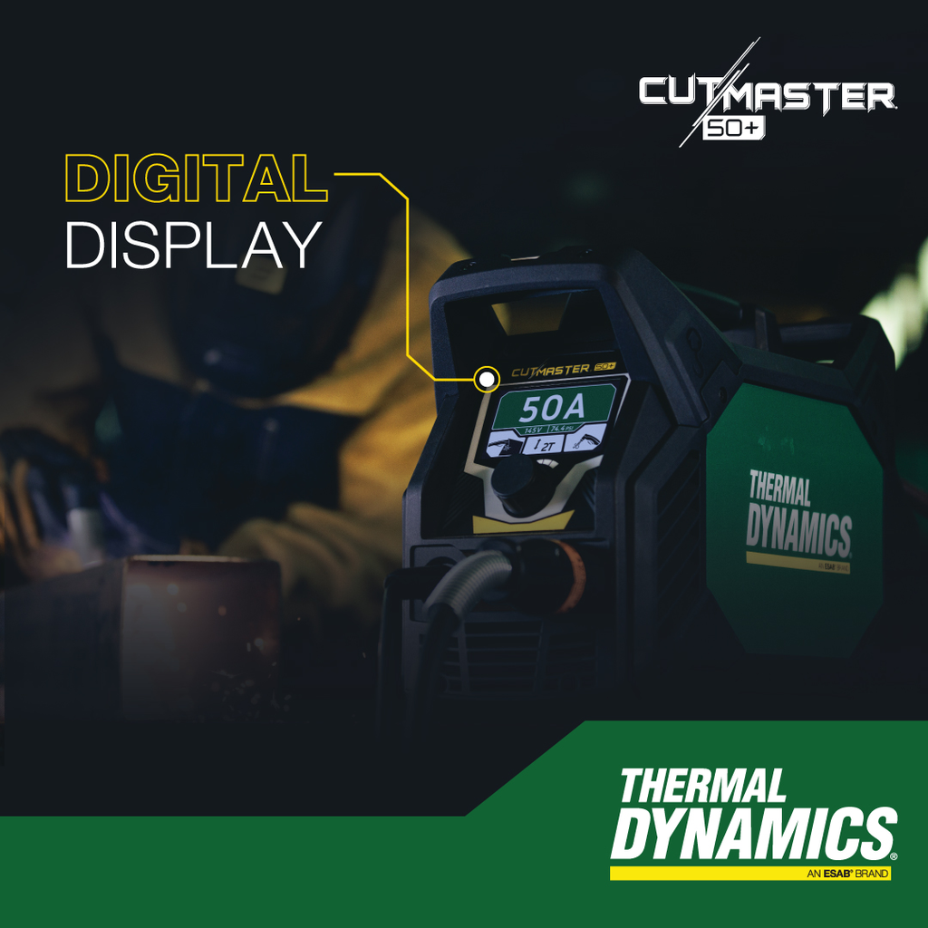 Thermal Dynamics, 1-5000-2, Plasma Cutter, 480 V, 3 Phase, 60 A, SL60 Torch, Max Cutting Capacity 1 in.