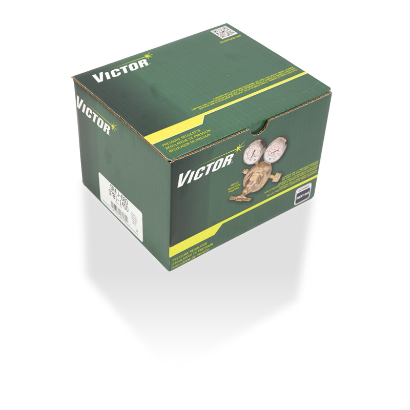 Victor, 0781-1450, Regulator, Single Stage, CGA-680, Argon/Nitrogen, 200-3000 psig, Heavy Duty