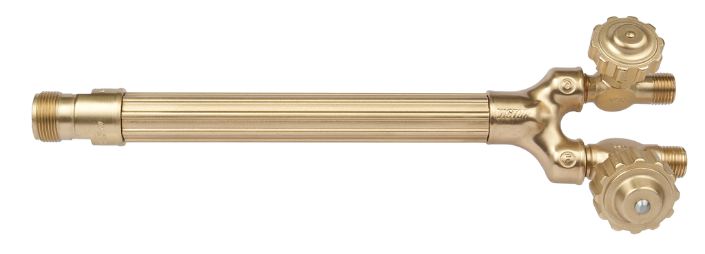 Victor, 0382-0015, Torch Handle, Heavy Duty, 11 in, Compatible with All Fuel Gases, Built-in Flashback Arrestors
