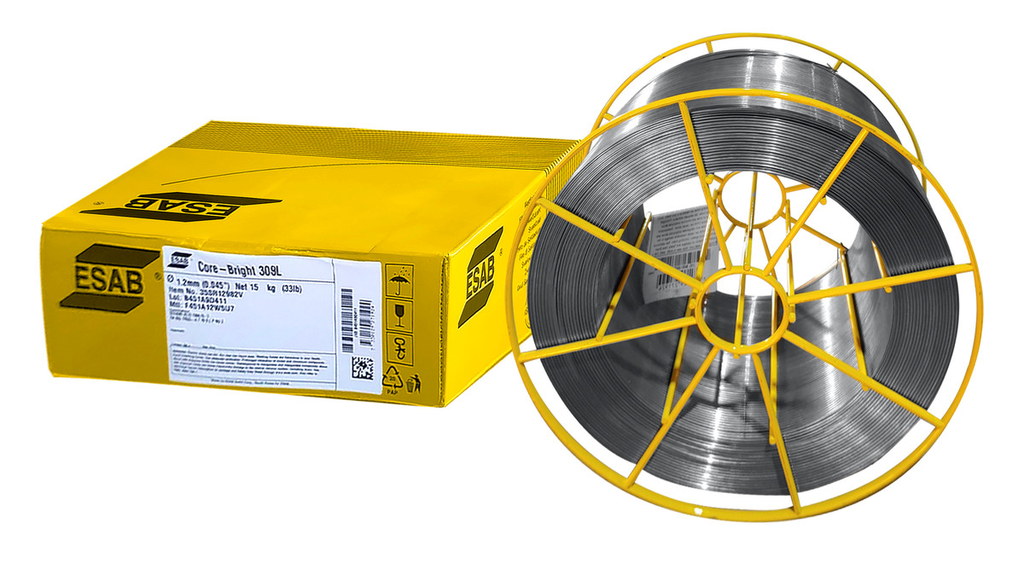 ESAB, 251933305, Flux-Cored Welding Wire, E316LTO-3, Stainless Steel, 3/32 in, 400-450 Amps, CORE-BRIGHT 316L