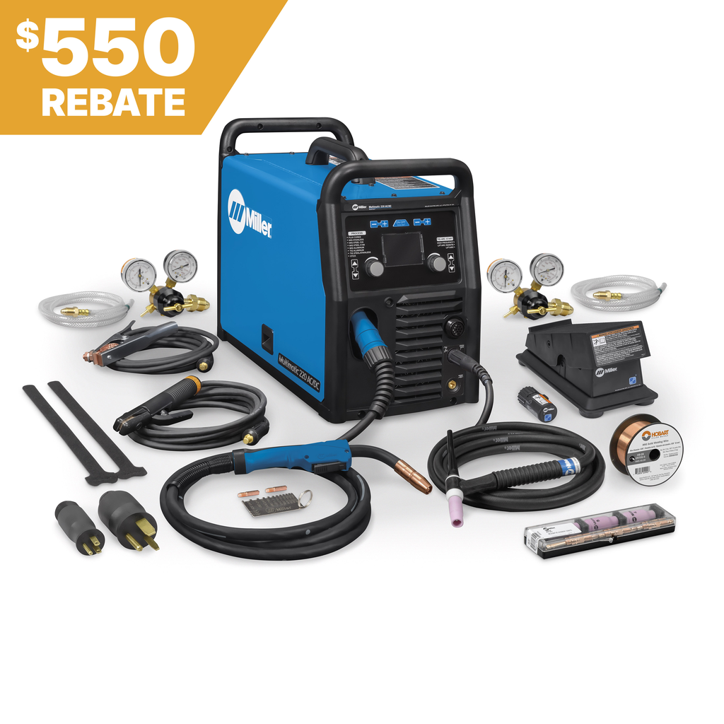Miller Electric Multimatic 220 AC/DC w/ Wireless Foot Pedal - 907757002