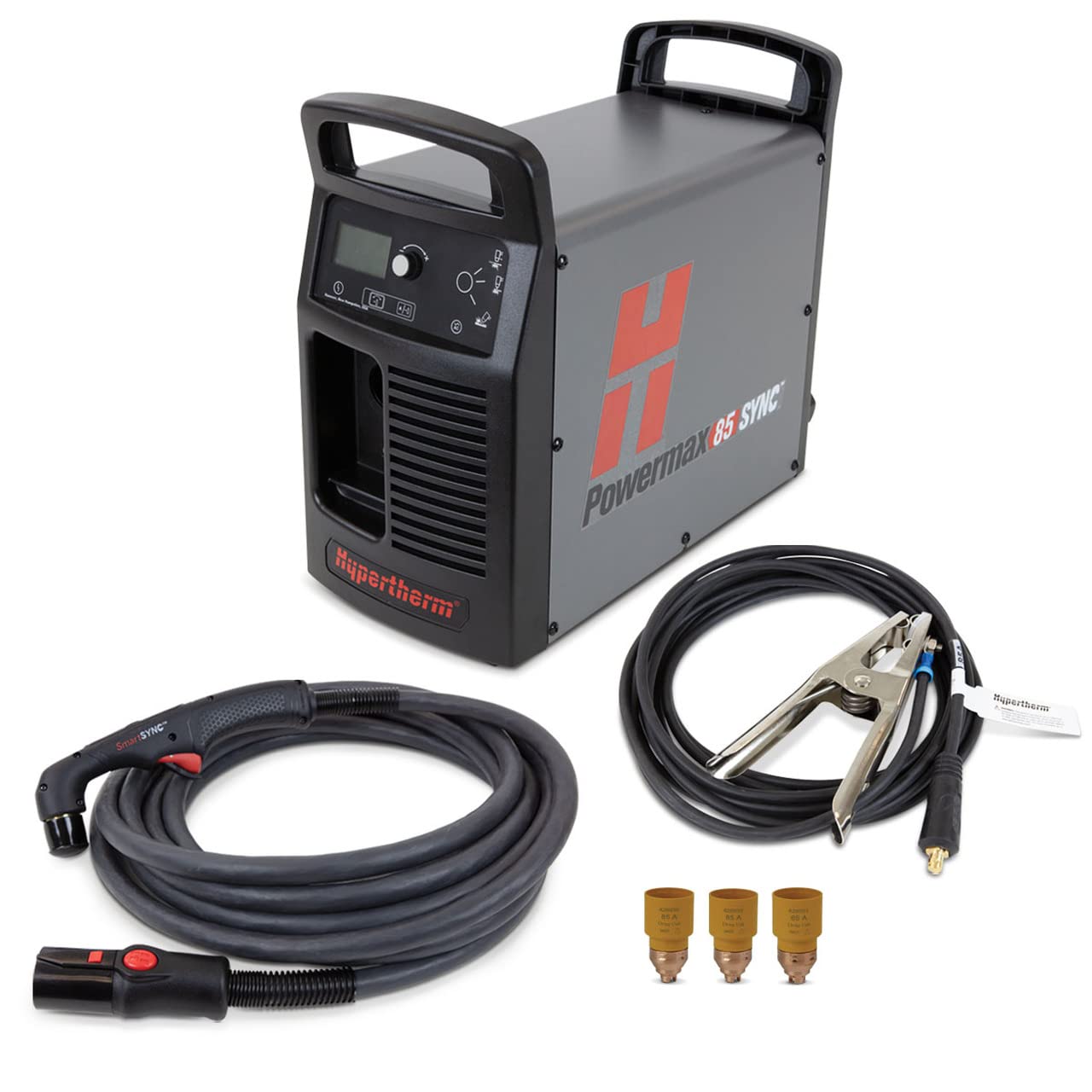 Hypertherm Powermax85 SYNC Plasma Cutter - 50ft Handheld Torch - 087184