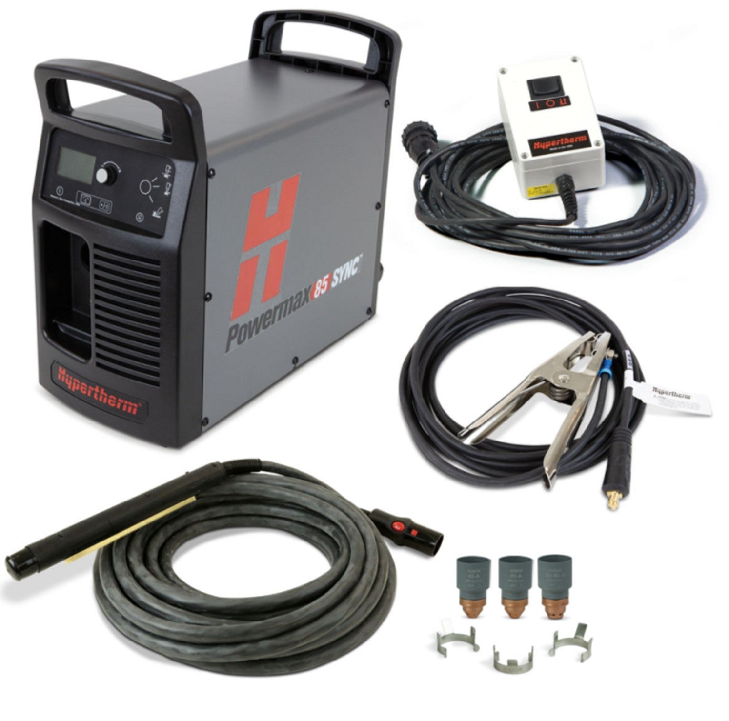 Hypertherm Powermax85 SYNC Plasma Cutter w/CPC - 25ft Machine Torch - 087189