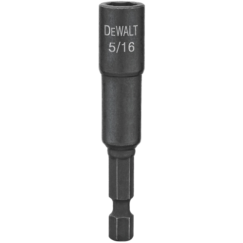 DEWALT, DW2222IR, Magnetic Nut Driver, 5/16 in; 2-9/16 in, Impact Ready, Industrial Strength Magnet