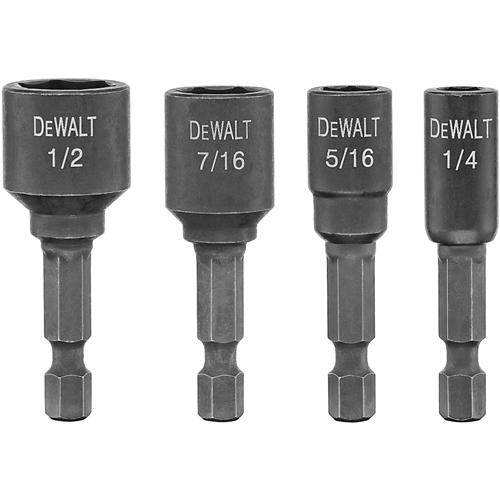 DEWALT, DW2235IR, Magnetic Nut Driver Set, 1/4 in; 5/16 in; 3/8 in; 7/16 in; 1/2 in
