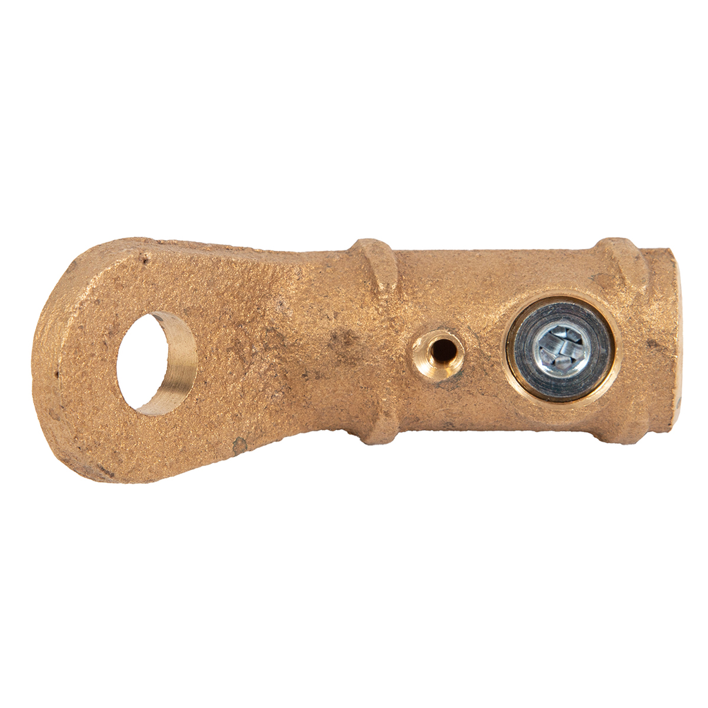 Tweco, 95151110, Ball-Point Lug, 45 Degree Angle, Stud Hole Size 17/32 in, 1 x 3.5 x 8.7 in
