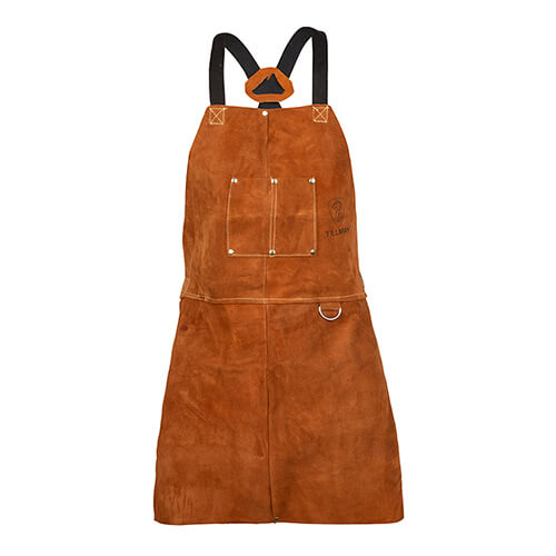 5320A Dark Brown Cowhide Bench Apron