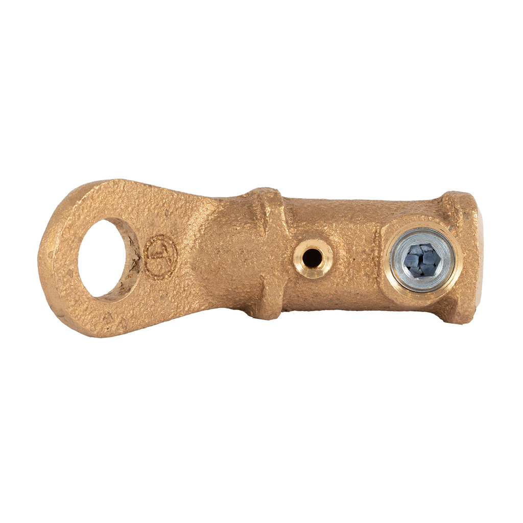 Tweco, 95151100, Ball-Point Lug, 45 Degree Angle, Stud Hole Size 17/32 in, 0.9 x 3.5 x 8.8 in