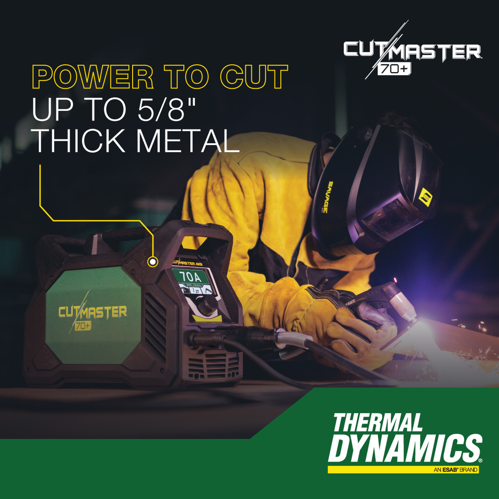 Thermal Dynamics, 1-7000-2, Plasma Cutter, 480 V; 70 A; SL60 Torch 16 ft; Max Cut 1-1/8 in.