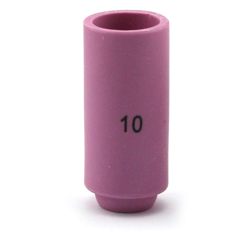CK Worldwide, 10N45, Welding Cup, Alumina, 5/8 in x 1-27/32 in