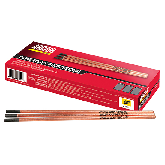 Arcair, 21983003, Gouging Electrode, 5/32 in diameter, 12 in length, Copperclad , 300-400 A
