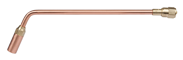 Victor, 0387-0060, Heating Nozzle, 300 Series, 12 in, Copper/Brass, Size 4, Heavy Duty, Max BTU 29400