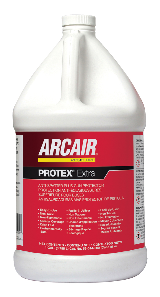 Arcair, 53014500, Anti-Spatter, 1 gal, PROTEX Extra, Removes with Soap and Water