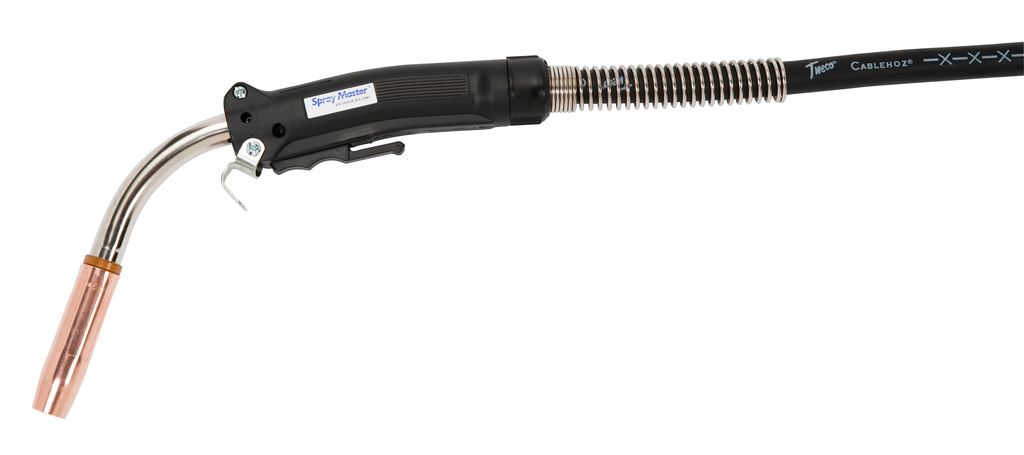 Tweco, 10361642, MIG Gun, 350 A, Air Cooled, 25 ft Cable, Miller Style Connector, .045" - 1/16" Wire Size