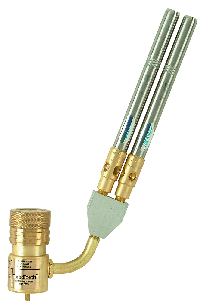 TurboTorch, 0386-1283, Torch, Brass/Alloy, 1.7 in Tip Length, 3600 BTU, ST-11 Tip Type, MAP-PRO/Propane