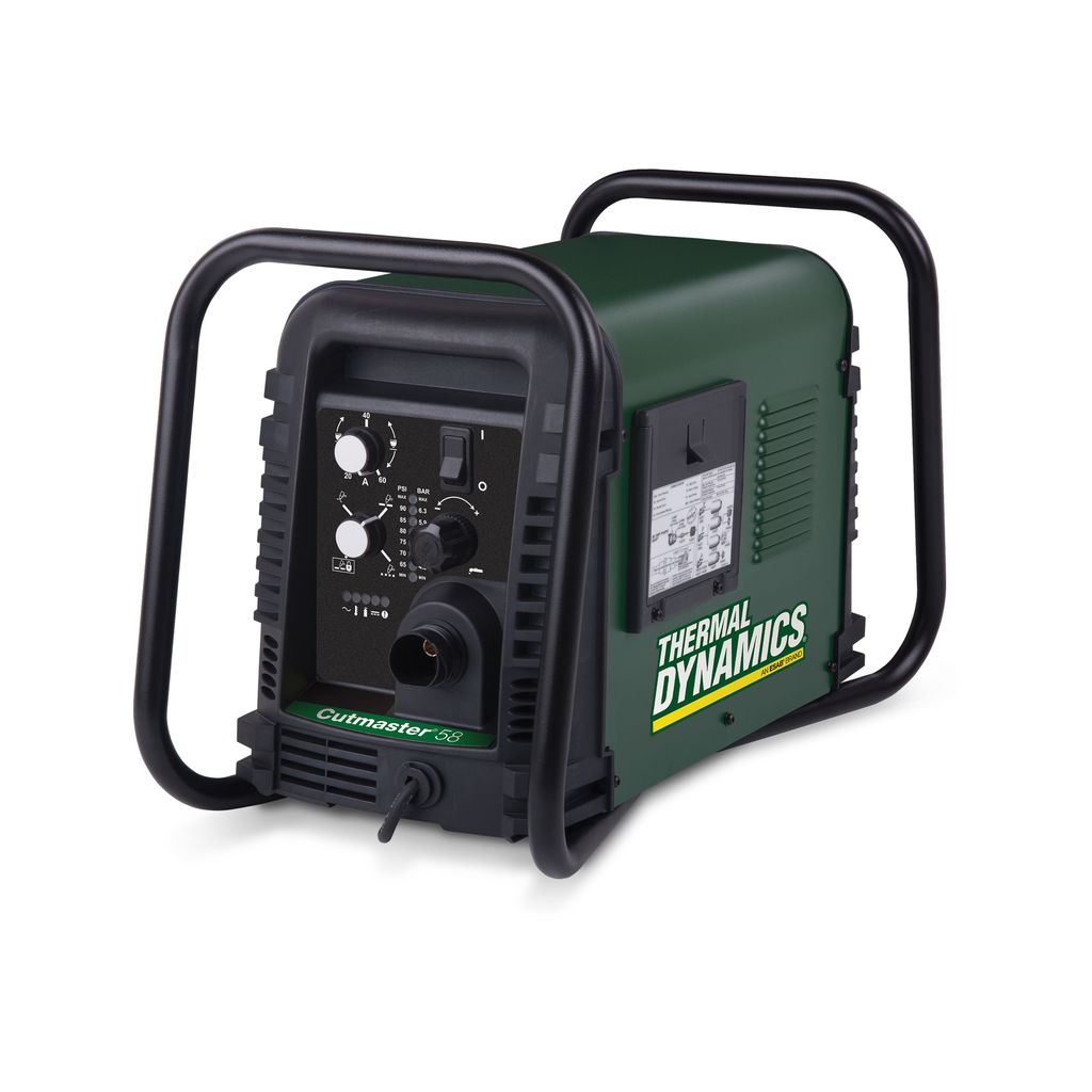 Thermal Dynamics, 1-5830-2, Plasma Cutter, 460 V, 6.2 kW, 1 Torch  SL60QD, Max Cut 1 in, Duty Cycle 100% @ 30 A