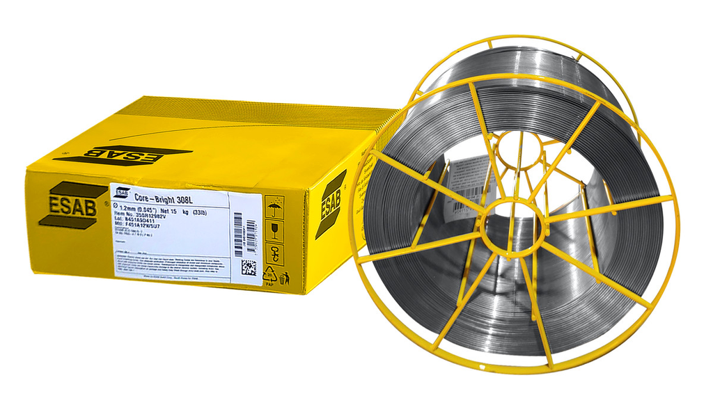 ESAB, 35ST24120V, Flux-Cored Welding Wire, E316LTO-3, 3/32 in, Stainless Steel, 400-450 Amps, 87 ksi