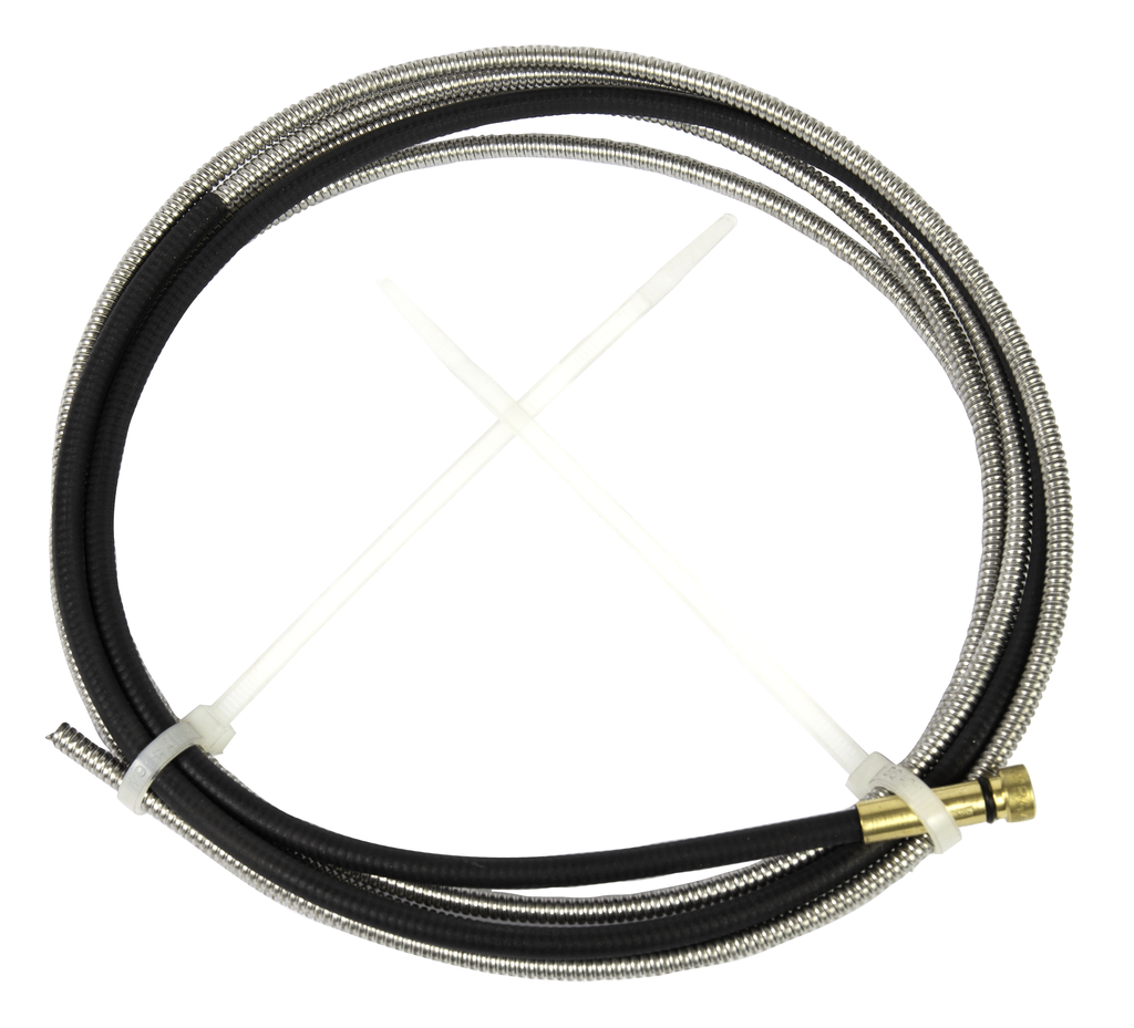 Tweco, 14401225, MIG Conduit Liner, .035" - .045" Wire Size, 300 A - 450 A, Zinc Plated, 8 ft