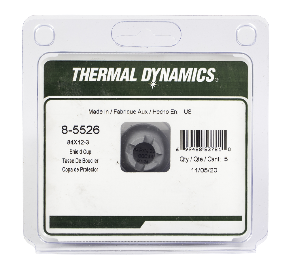 Thermal Dynamics, 8-5526, Shield Cup, PCH-51/PCM-51, Nozzle, 1.1 in x 1.1 in x 1.1 in