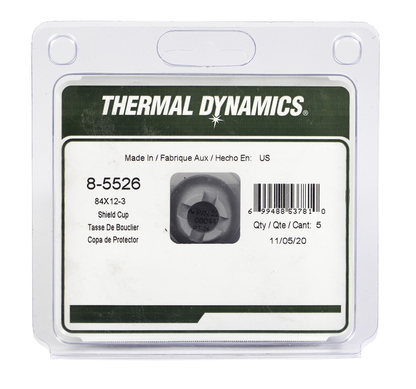 Thermal Dynamics, 8-5526, Shield Cup, PCH-51/PCM-51, Nozzle, 1.1 in x 1.1 in x 1.1 in