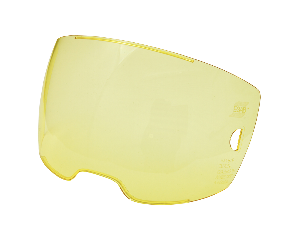 ESAB, 0700000824, Front Cover Lens, Amber HD, For Sentinel A50, Package of 5