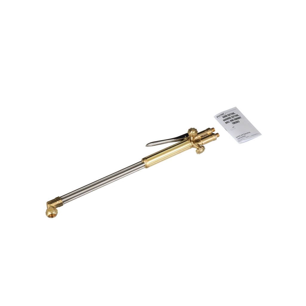 Victor, 0381-1623, Straight Cutting Torch, 75  Head Angle; 1/8" - 5" Cutting Capacity; Series 1 Tip