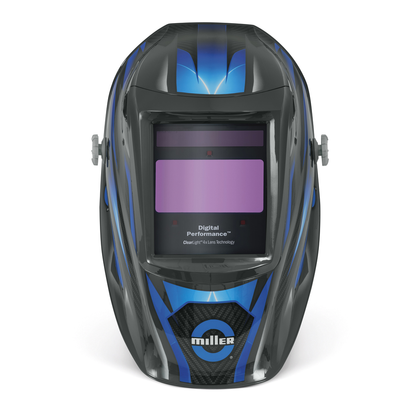 Miller Electric, 299616, Welding Helmet, ClearLight 4x, 2.5; 8-13, Nylon Shell, 3 Arc Sensors