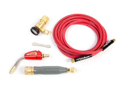 TurboTorch, 0386-0834, Self Lighting Torch Kit, Acetylene; 12 ft Hose, PL-8A Tip, Brazing/Soldering
