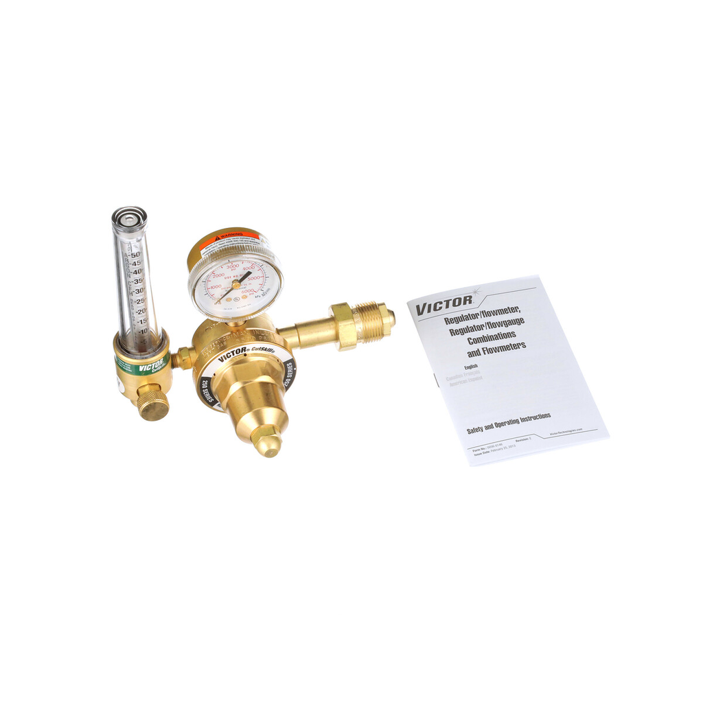 Victor, 0781-3880, Regulator/Flowmeter, CGA-680; Medium Duty, 50-140-40 psig, HSR Series