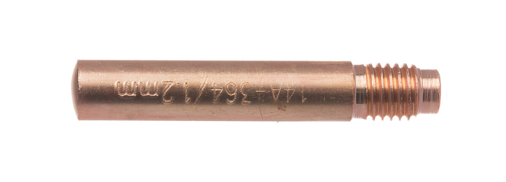Tweco, 11401113, Contact Tip, 3/64 in, 0.090 in ID, 1.5 in length, 14 Series