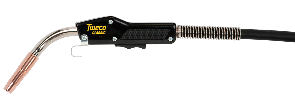 Tweco, 10101623, MIG Gun, 180 A, 15 ft, Air Cooled, Euro-Kwik Style Connector, 0.040" - 0.045" Wire