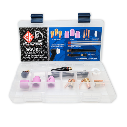 CK Worldwide, SGL-KITS, Accessory Kit, For 3 Series TIG Torch, Complete Kit, Low Profile Design