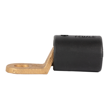 Tweco, 95101101, Female Terminal Connector, Accepts 1-MPC Male End, 180 Degree Offset