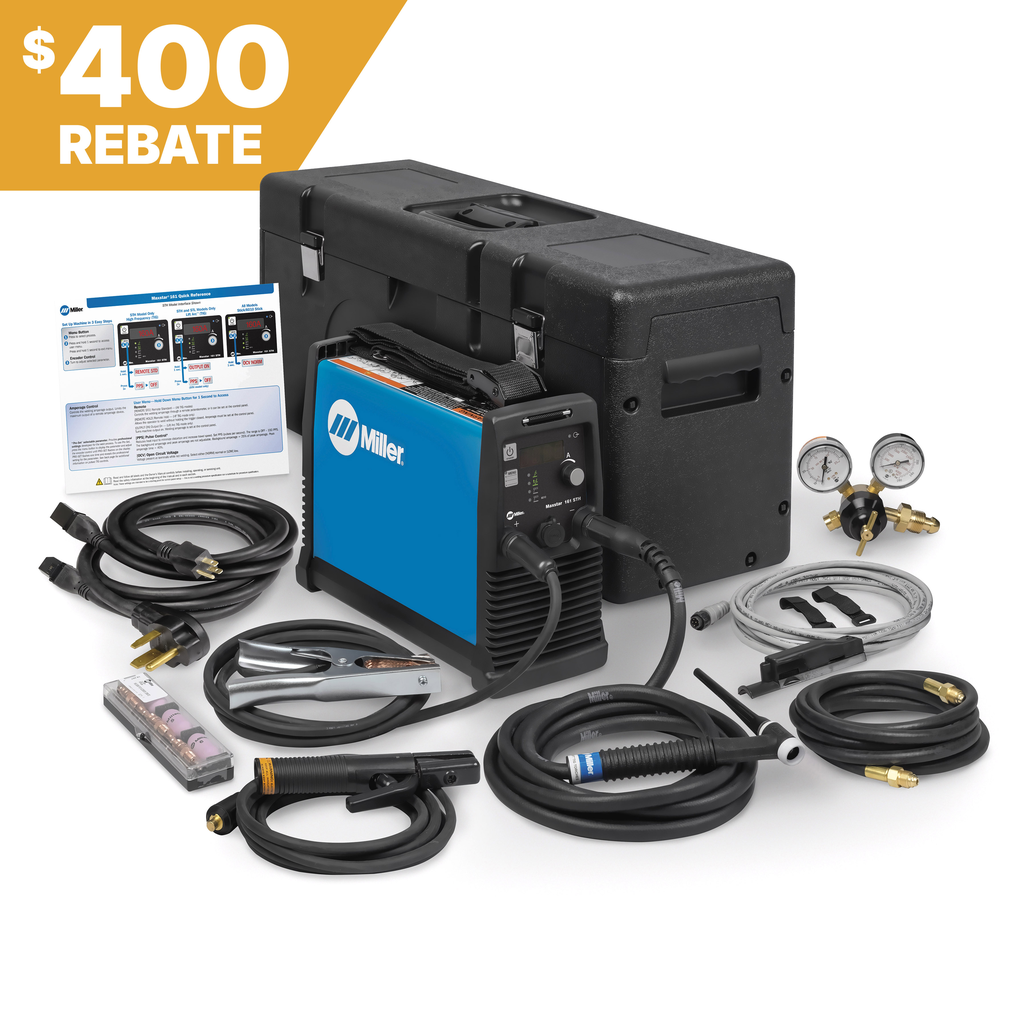 Miller Electric Maxstar  161 STH 120-240 V, X-Case, Fingertip Contractor Package - 907711001