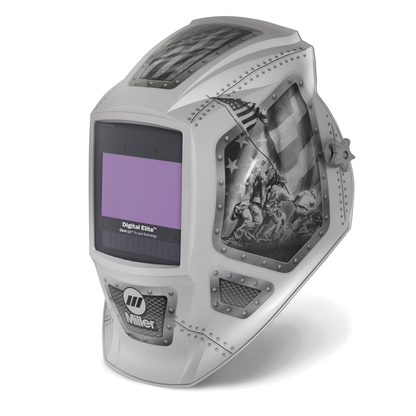 Miller Electric, 299617, Welding Helmet, ClearLight 4x, Variable Shade 8-13, 4 Arc Sensors, Nylon Shell, Grind/Weld/Cut/X-Mode