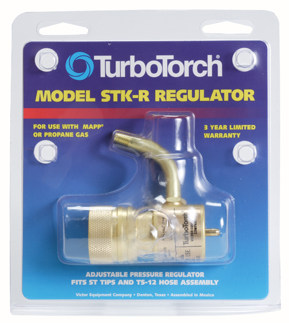 TurboTorch, 0386-0687, Regulator, Single Stage, CGA-600, 3/8-24 Male, MAP-PRO  | Propane, 0 - 425 psig