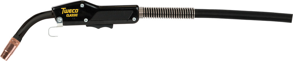 Tweco, 10301602, MIG Gun, 350 A, 12 ft, Euro-Kwik Connector, Air Cooled, .035" - .045" Wire Size