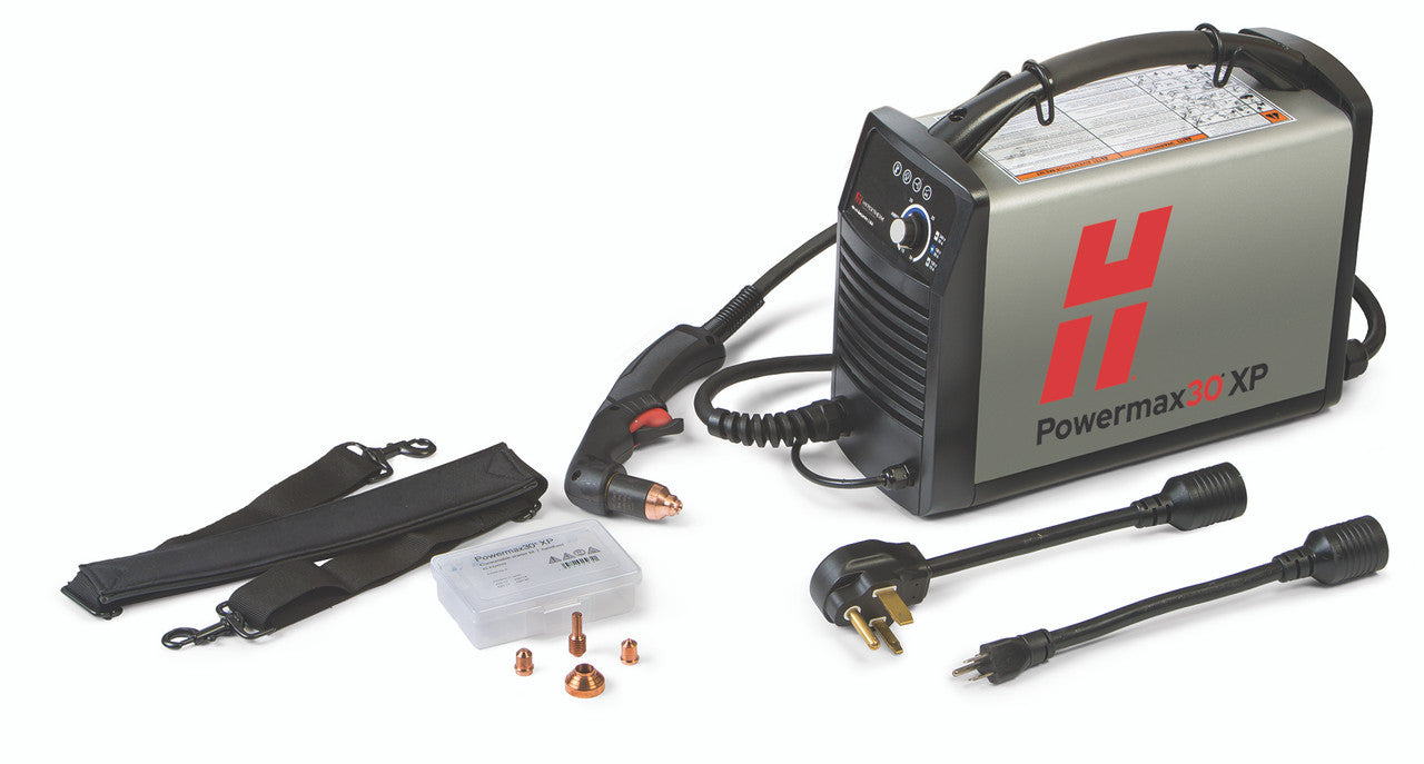 Hypertherm Powermax30 XP Plasma Cutter - 15ft Handheld Torch - 088079