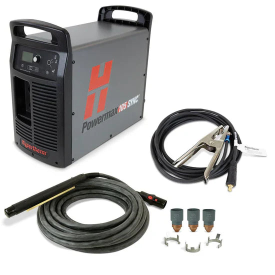 Hypertherm Powermax105 SYNC Plasma Cutter w/CPC - 25ft Machine Torch - 059637