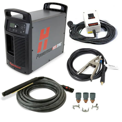 Hypertherm Powermax105 SYNC Plasma Cutter w/CPC & Remote Pendant - 50ft Machine Torch - 059639