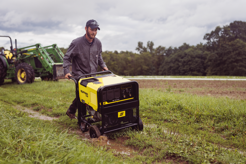 ESAB, 0707070150, Engine Driven Welder, 150 A; 60% Duty Cycle, 14 HP Kohler Engine, 4.5 kW Output