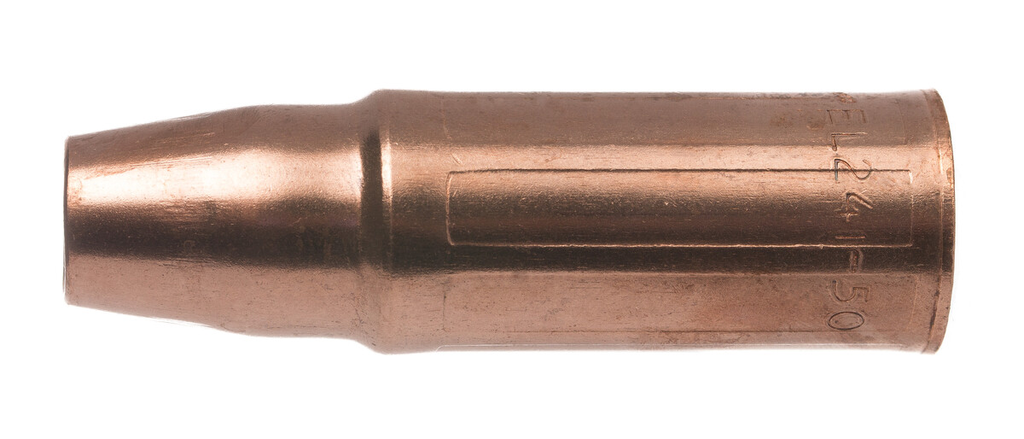 Tweco, 12601606, Nozzle, EL24I Series, 3.25 in Length, 0.375 in Bore, Recessed Tip, 1/8"-5/32" Wire Size
