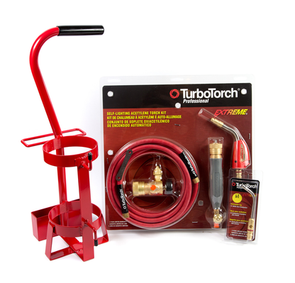TurboTorch, 0426-0011, Torch Tote Outfit, Acetylene, 2.5 in Tip Length, Includes Extreme Air Kit