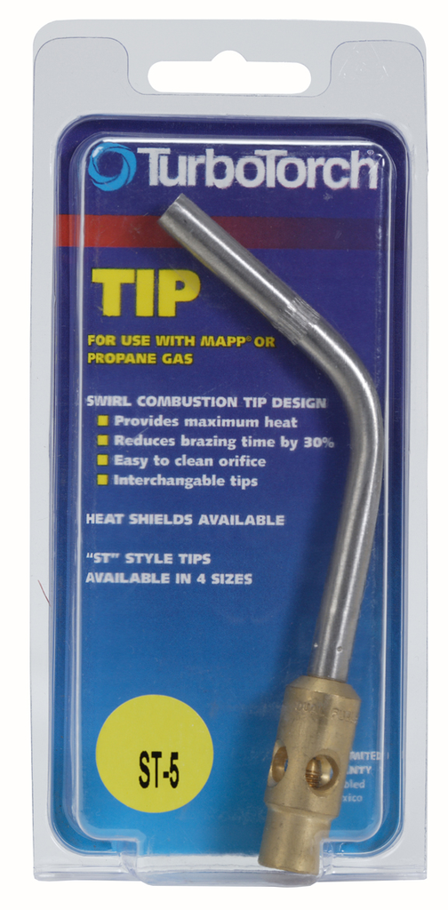 TurboTorch, 0386-0184, Replacement Tip, Brass/Alloy, 1/8" - 1/2", MAP-PRO | Propane, 1.1 in